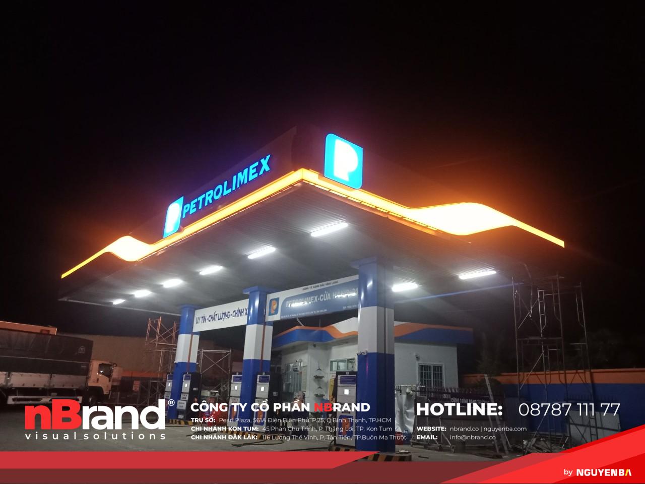 Bảng hiệu Alu cây xăng dầu 10 Bảng hiệu Alu cây xăng dầu thi cong bang hieu nln vn 2